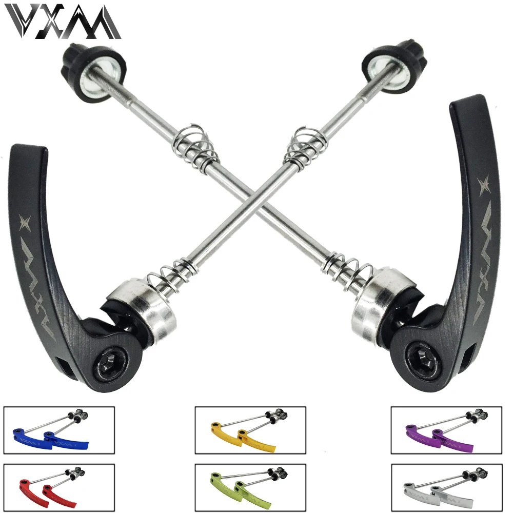 VXM Bicycle Skewers Ultralight Quick Release Skewers QR MTB Road Bike