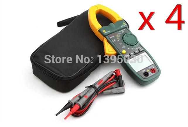 

4PCS/Lot MS2138 Auto-Ranging AC DC Mini LCD Portable Multimeter Electronic Digital Clamp Meter