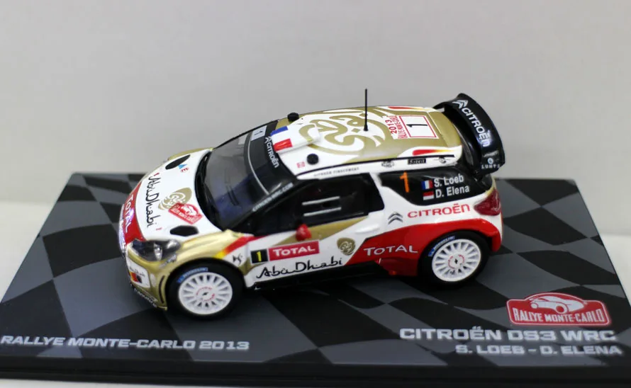Оригинальная фабрика 1:43 CITRO EN DS3 WRC 2013 бутиковый автомобиль из сплава игрушки для