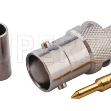 Superbat 10 шт. RF RP-BNC обжимной разъем(штырь) разъем для LMR195