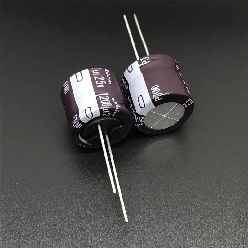 10 шт./100 шт. 1200 мкФ 25 в NICHICON PJ серия 18x16 мм 25v1200мкф низкое сопротивление долговечный