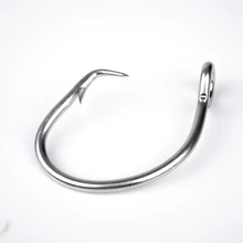 Рыбы король рыболовного крючка 2 шт./упак. 12/0 13/0 14/0 15/0 16/0 Нержавеющая сталь рыболовный крючок Морская Лодка бронзовых морских рыболовных крючков Pecha аксессуары