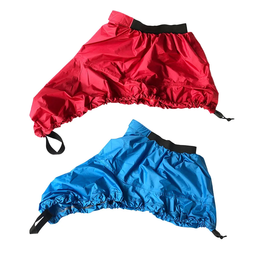 2 Pieces Waterproof Kayak Spray Skirt Marine Canoe Inflatable Boat Deck Cockpit Cover Kayaking Canoeing Rafting Replacement