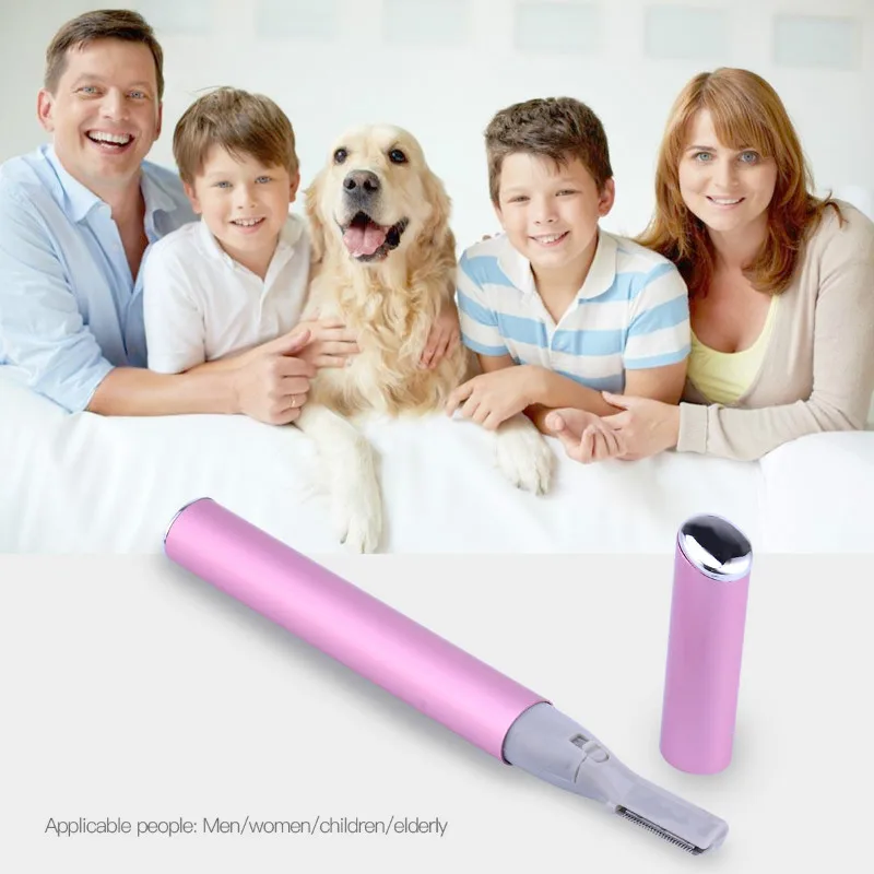 

Mini Electric Eyebrow Trimmer Shaper Razor Depilador Hair Remover Micro Precision Lady Body Shaver Epilator Battery Operated S50