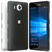 100% Оригинальные Microsoft Lumia 950 20MP Камера NFC Quad-Core 32 ГБ Встроенная память 3 ГБ Оперативная память мобильного телефона LTE FDD 4 г 5.2 “2560×1440 пикселей