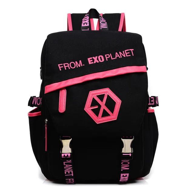 2018 New Kpop EXO Canvas Backpack Sacks Women/Men Student School Bags