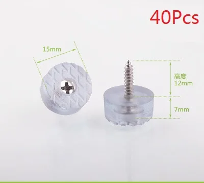 Нескользящая резиновая накладка мебель стул ножка ноги коврик стол деревянный пол протектор - Цвет: 18