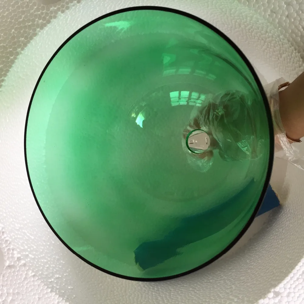 5," светло-зеленый цвет кристалл ручка Поющая чаша 1 шт., идеальный музыкальный Note F сердце чакра, стандарт 432 или 440 Гц для балансировки