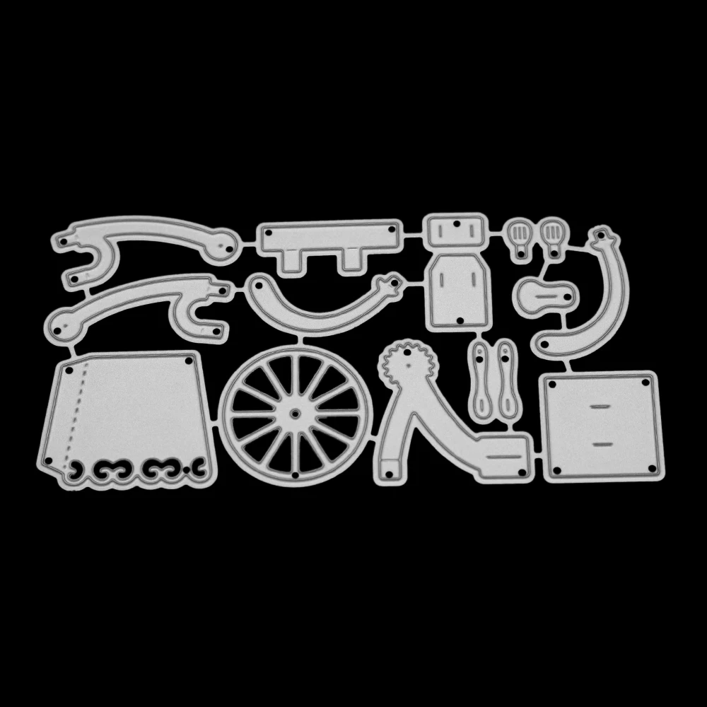  3D Bicycle with Box Metal Cutting Dies Stencil Carbon steel Die Scrapbooking Decor DIY Invitation C - 32912677312
