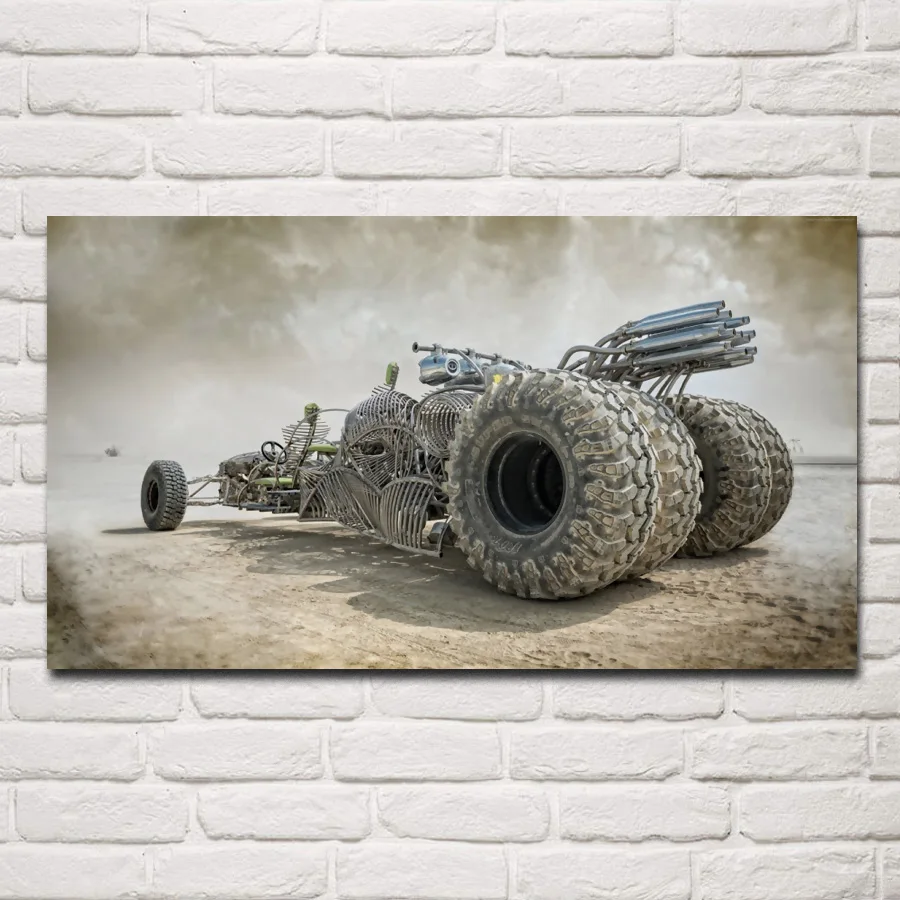Mad Max Fury Road Car Truck Best Movies Fantasy Living Room Decor Home Art Decor Wood Frame Fabric Poster Kg952 Painting Calligraphy Aliexpress