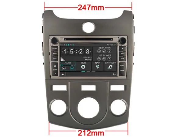 Clearance WITSON CAR DVD GPS for KIA SHUMA/FORTE/CERATO/KOUP with Capctive Screen+1080P+DSP+WiFi+3G+OBD+DVR+Good Price+GIFT 1