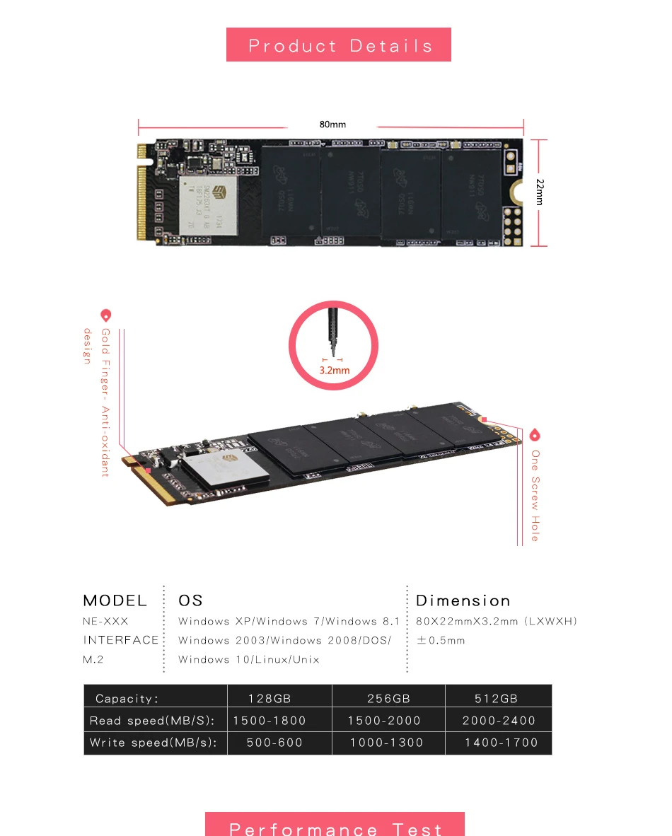 Твердотельный Накопитель ssd kingspec m2 PCI-e3.0x4 nvme 256 ГБ NGFF M.2 22*80 мм модуль PCI express жесткий диск для планшетных настольных ноутбуков