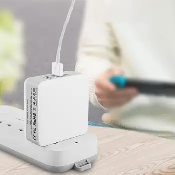 

New Arrival 68W 3 Ports QC3.0 Type-C USB Hub Wall Charger Fast Charging Travel Power Adapter