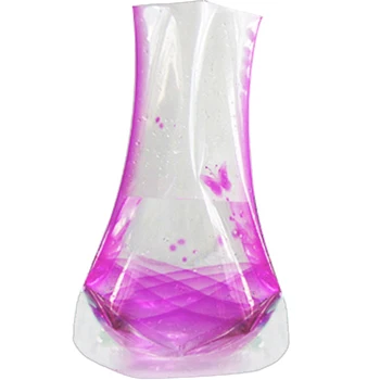 

Hot!!! Factory Outlets 20pcs/lot big size W18cm*H27cm Foldable plastic vase(Random send various styles)