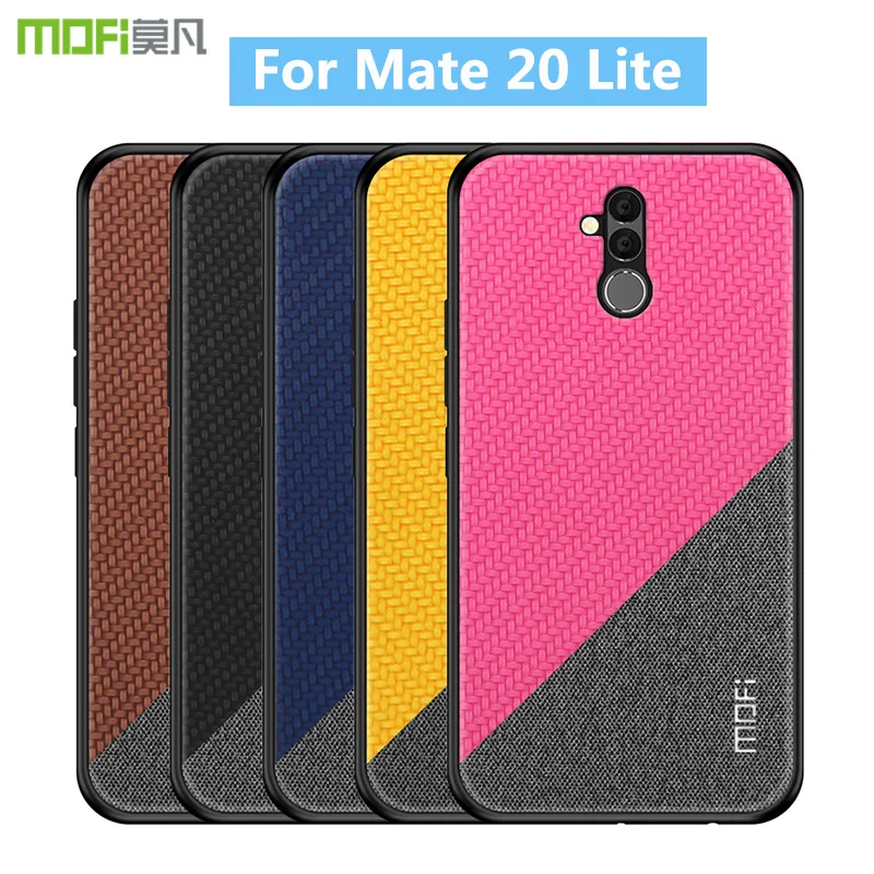 

Original MOFi Honors II Series Case for Huawei Mate 20 Lite Braid Design Cloth TPU Soft PC Hard Protection Phone Case Cover