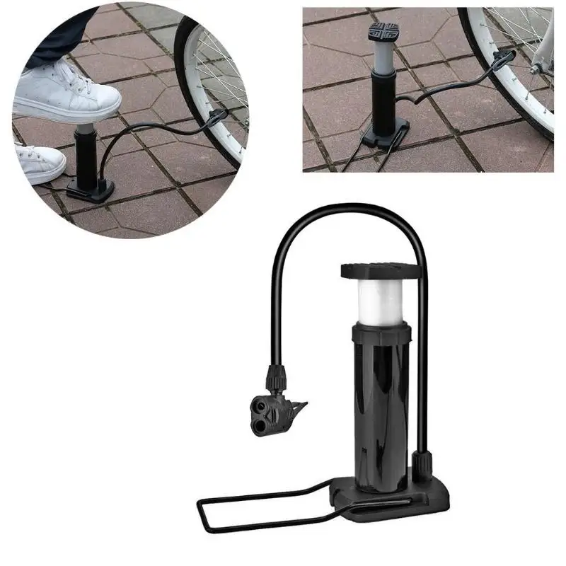 

Mini Portable High Pressure Bicycle Pump Floor Foot Air Inflator for MTB Road Bike Air Pump Tyre Tire Ball Mini Pump