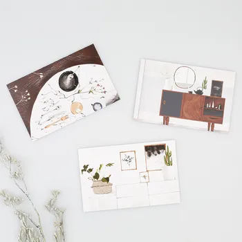 

30 Sheets/set Simple Style Postcard Set Greeting Card Message Card Gift Card School Office Supplies