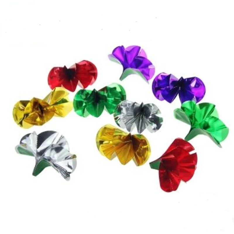 

Appearing paper flower from empty hand magic tricks stage magic