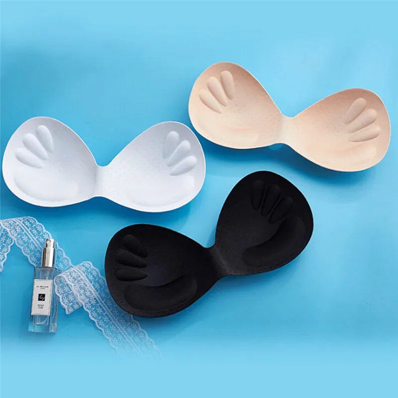 

1Pair Chest Invisible Pad Body-fitted Design Women Swimsuit Pad Insert Breast Bra Enhancer Push Up Bikini Padded Inserts