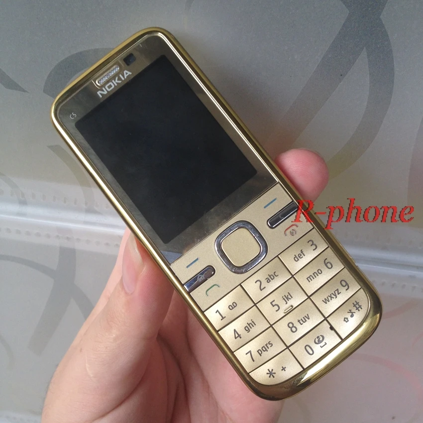 Оригинальный мобильный телефон NOKIA C5 00 разблокированный иврит Арабская русская