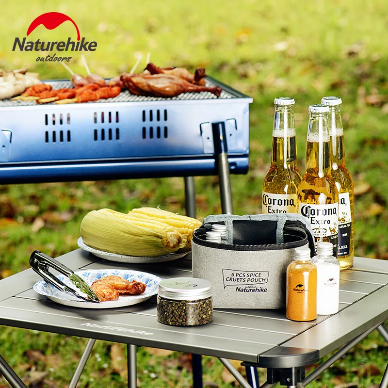 Naturehike 6 piezas al aire libre Camping condimento botellas de latas con una bolsa para la barbacoa de Picnic portátil vajilla contenedor de almacenamiento Naturehike 6 piezas al aire libre Camping condimento botellas de latas con una bolsa para la barbacoa de Picnic portátil vajilla contenedor de almacenamiento