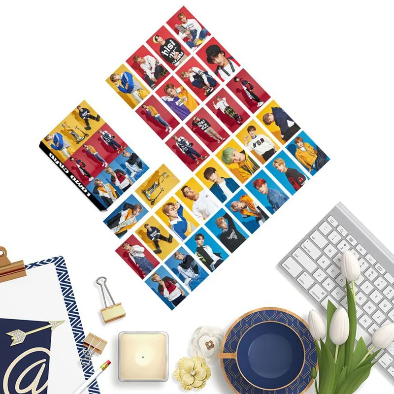 

30Pcs/Set NCT Photo Card Poster Lomo Cards Self Made Paper HD Photocard Fans Gift Collection