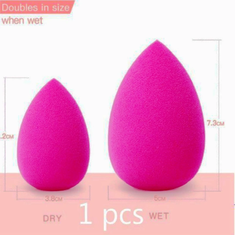 

BeautyPaPa the Original Classic Pink Cosmetic Puff Beauty Makeup Sponge Liquid Concealers Blending 1pcs