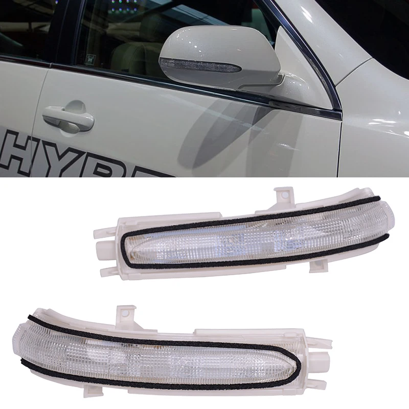 

CAPQX 1Pair For ACCORD CM4 CM5 CM6 2003 - 2007 Side Rear View Rearview Mirror LED Turn Signal light lamp flash 34350-SEA-013