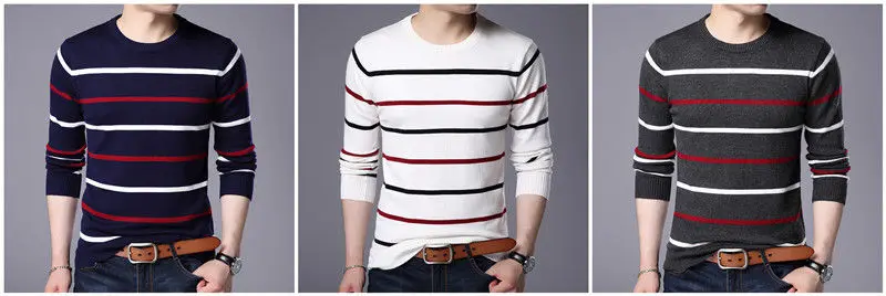 Men's Chic Slim Fit Flat Knitted Sweater Variations