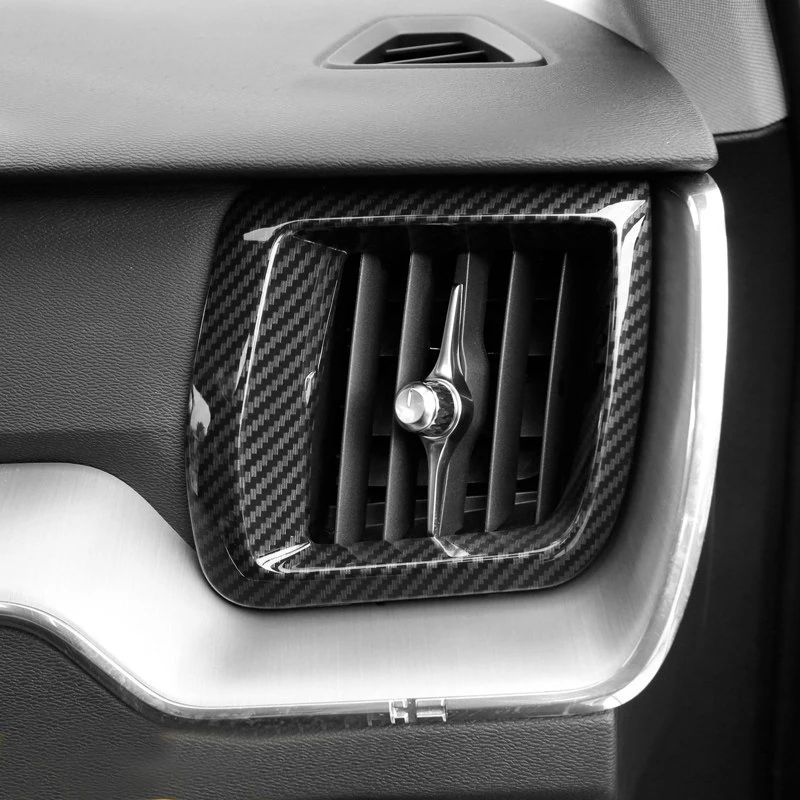 Для левого привода! Для VOLVO XC60 АБС-пластиковый интерьерный сбоку Кондиционер Vent Выход Обложка отделка 2 шт. стайлинга автомобилей