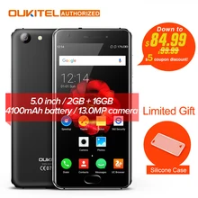 Новинка! Oukitel K4000 плюс 4 г мобильный телефон 5 ”Android 6.0 MTK6737 4 ядра 1.3 ГГц 2 ГБ Оперативная память 16 ГБ встроенная память 13.0MP + 5.0MP 4100 мАч touch TD