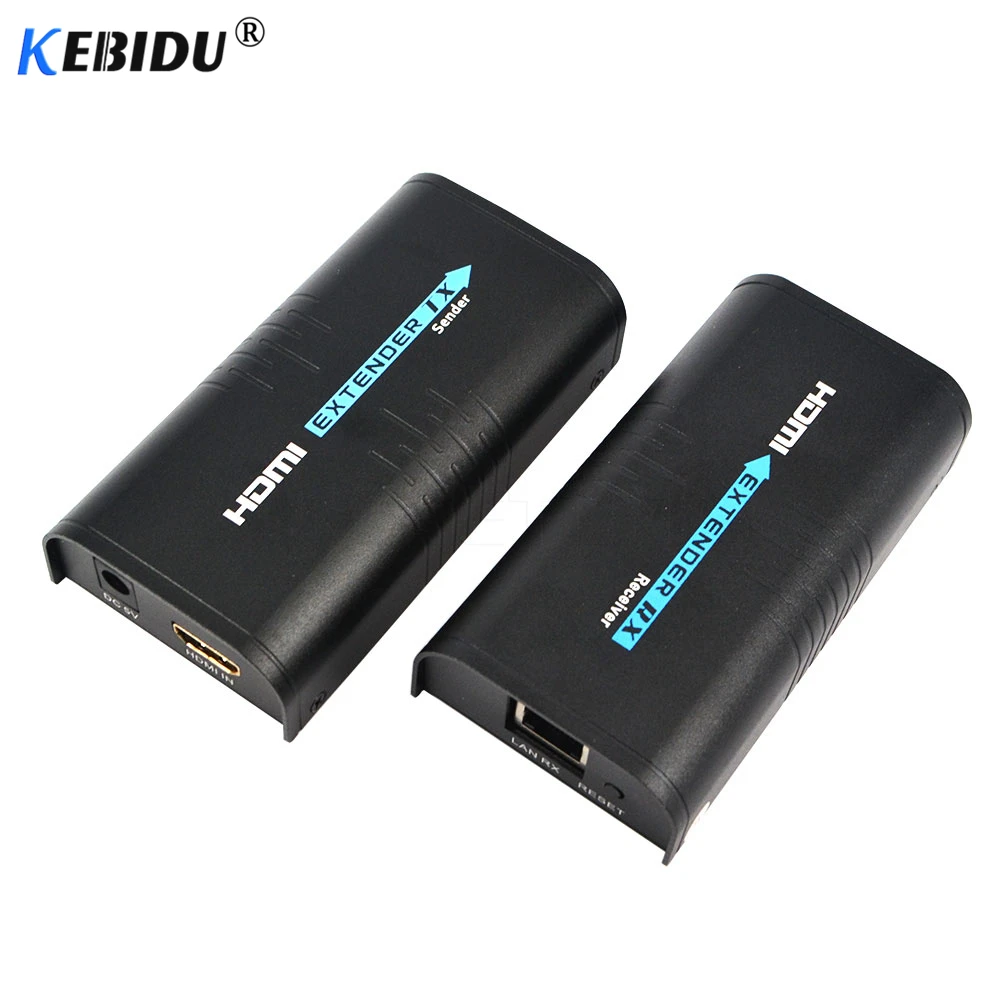 HDMI удлинитель kebidu TX RX по TCP/IP UTP/STP CAT5e/6 Rj45 LAN приемник передатчик сплиттер поддержка