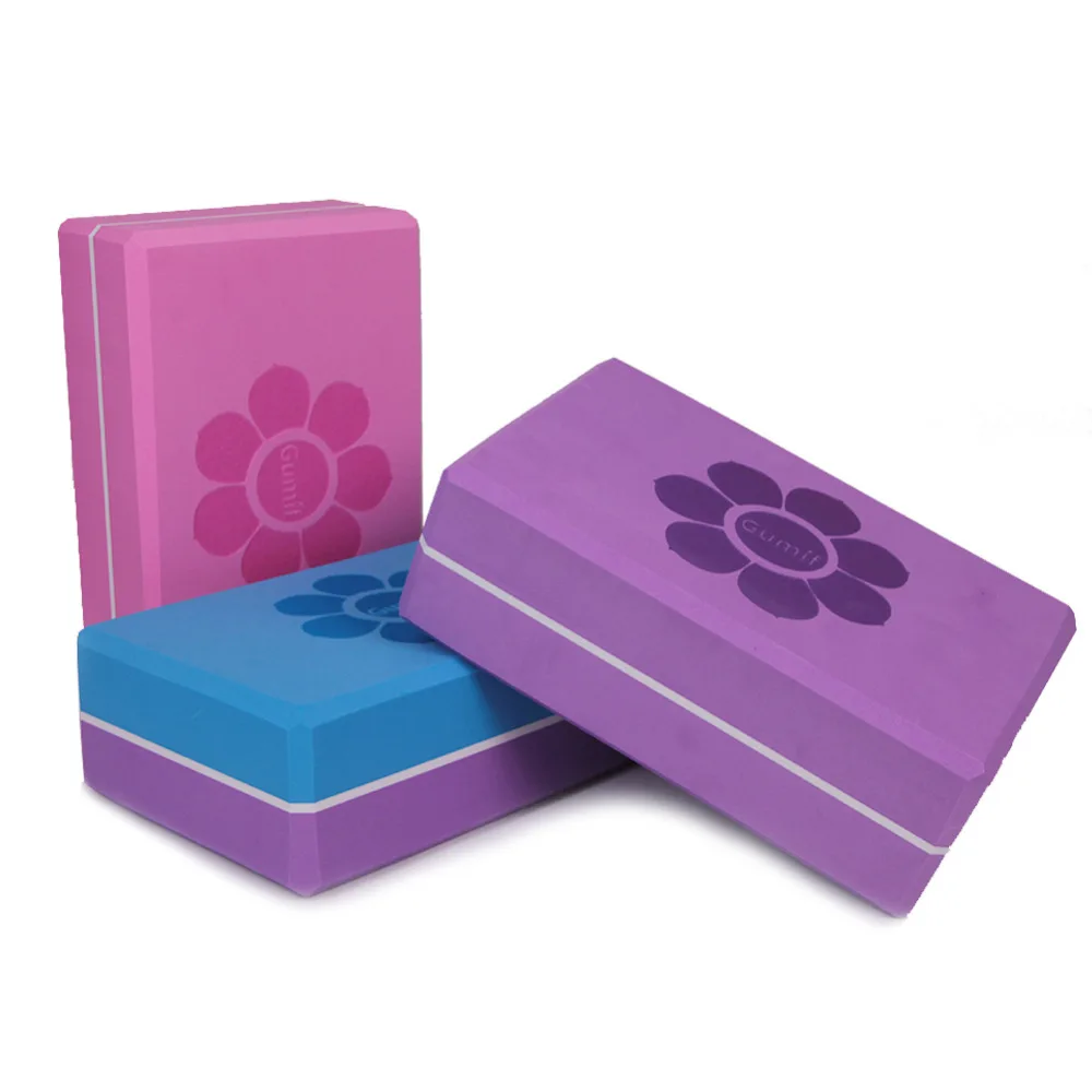 

Yoga Block EVA Exercise Workout Fitness Brick Gym Foam Stretching Aid Body Shaping Health Training Yoga Blocks