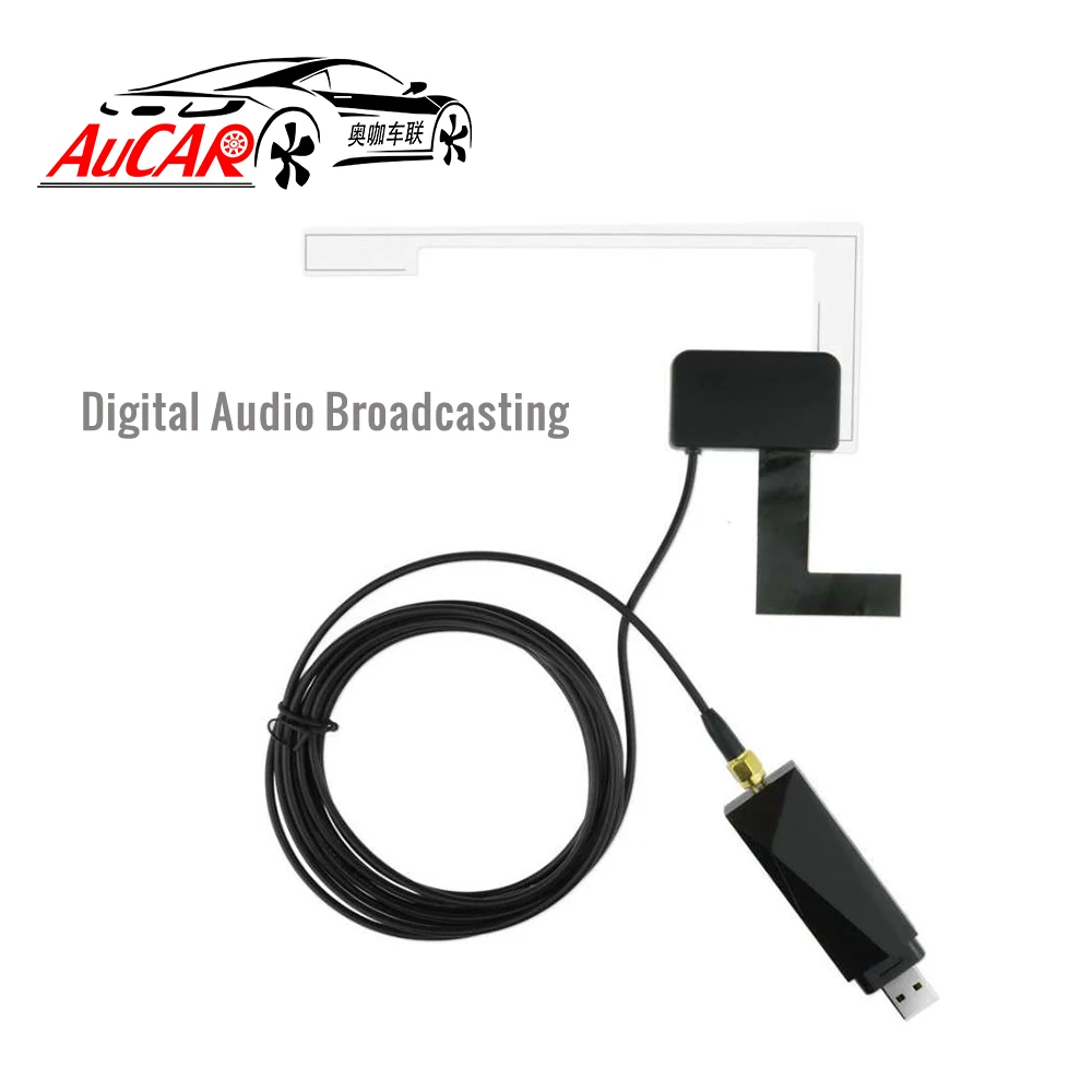 AuCAR DAB+ Radio Tuner USB Digital Receiver Antenna for Android Car New Version | Автомобили и мотоциклы