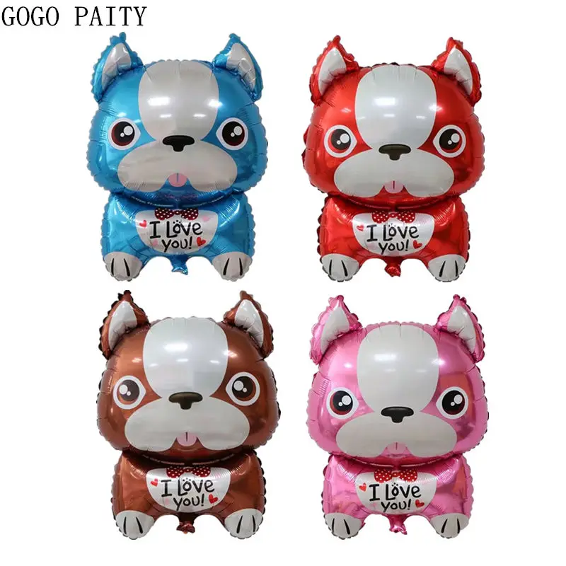 

GOGO PAITY New Bulldog Style Aluminum Balloons Children's Day Party Decoration Balloons Wholesale