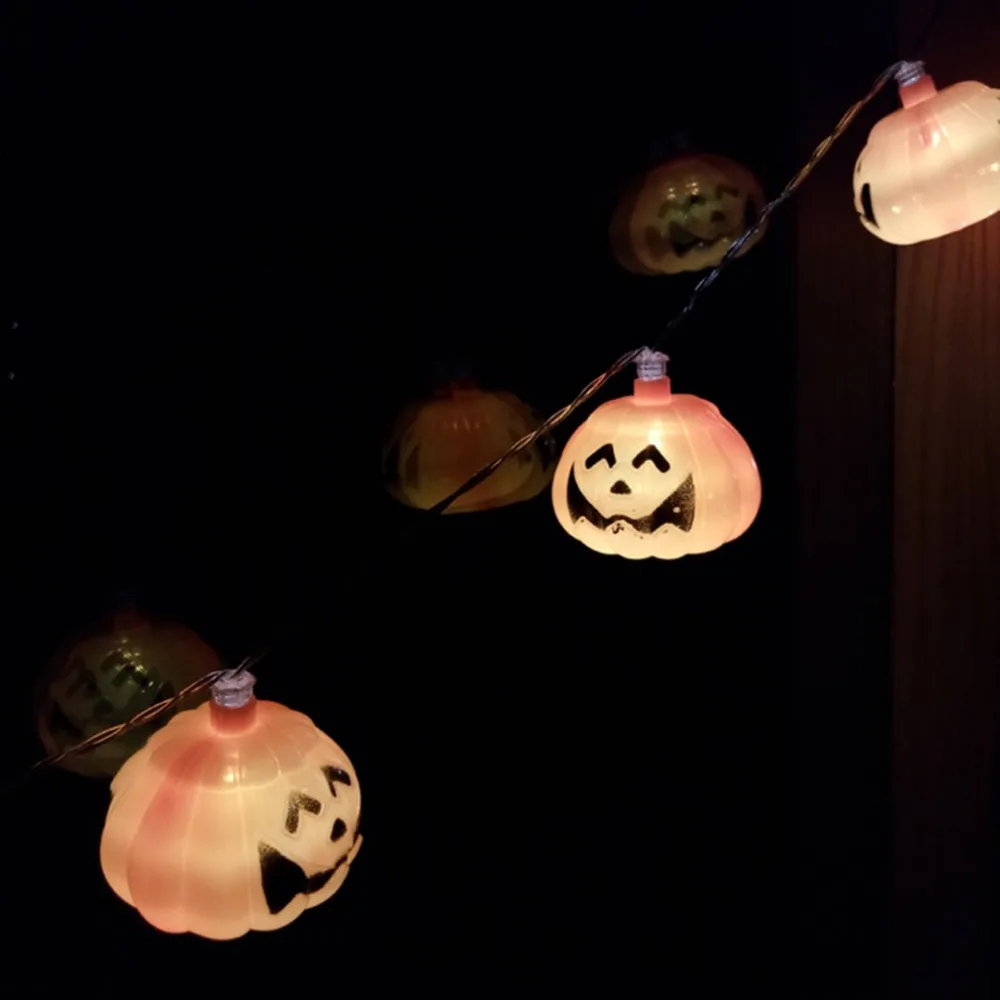 Джек-о-фонари Тыква батарея работает на Хэллоуин Вечеринка Рождество декоративный водонепроницаемый светодиодный фонарик