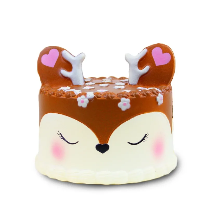 Мой милый мягкий маленький Радужный торт супер медленно поднимающийся Kawaii Catoon