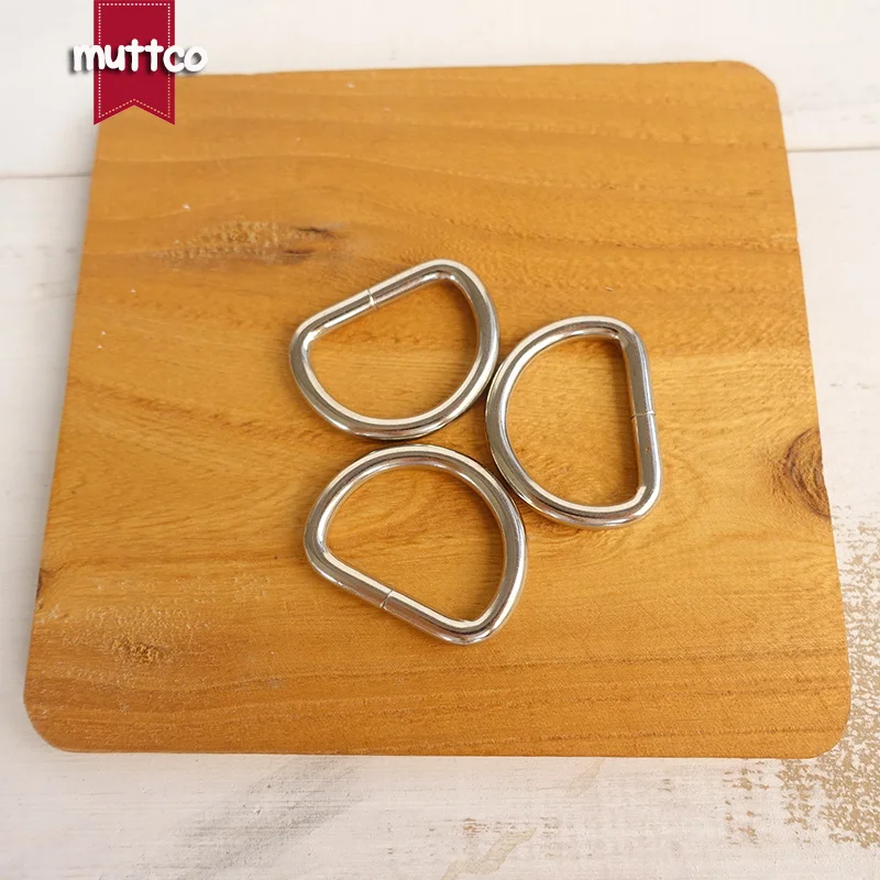 

10pcs/lot Heavy duty unwelded metal flat Dee rings for 25mm webbing garment Backpack diy dog collar accessory Zinc Alloy DK-006H