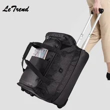 Новинка, чемодан на колесиках, 24 дюйма, растяжимый рюкзак, дорожная сумка, колесики, переноска на колесиках, Женская водонепроницаемая многофункциональная сумка