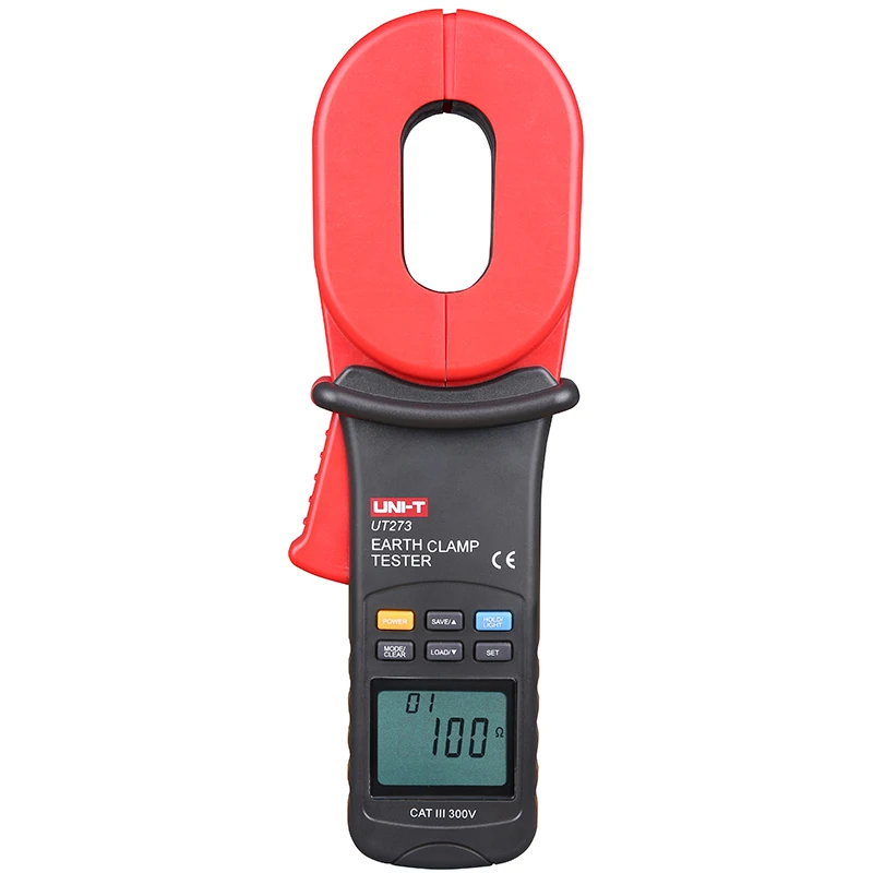 

UNI-T UT273 Clamp Grounding Resistance Tester Auto Range 0.01-1000ohm Digital Clamp Earth Ground Tester UT273 Resistance Tester