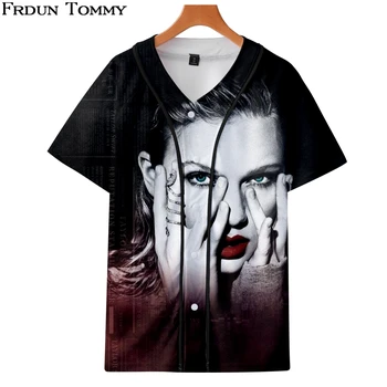 

3D Baseball Tee 2018 Summer New Style Harajuku Outwear Cool Girl Young Casual Fashion Unisex Shirt