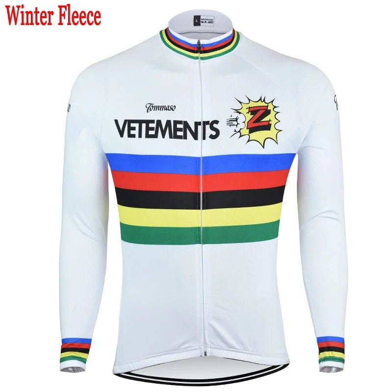 NEW Long sleeves Cycling jersey Winter Thermal Fleece/Autumn no Fleece Clothing White Bike Clothes Wear | Спорт и развлечения