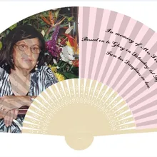 400 шт персонализированный логотип ручной складной элегантный Шелковый ручной вентилятор свадебные и вечерние украшения сувениры 20 видов цветов