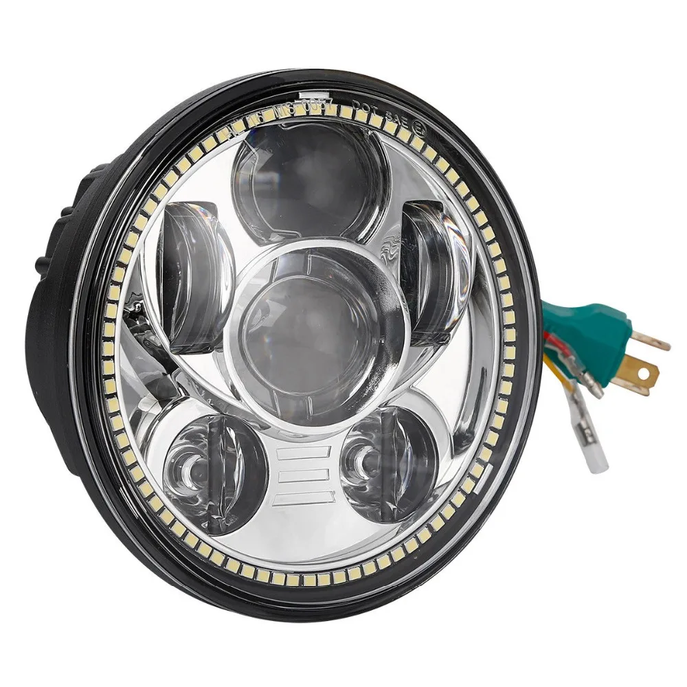 

5.75" Projector LED Headlight Lamp For Harley VRSCD VRSCDX FLSTSB FLSTSC FXST Dyna FXDB XL 1200