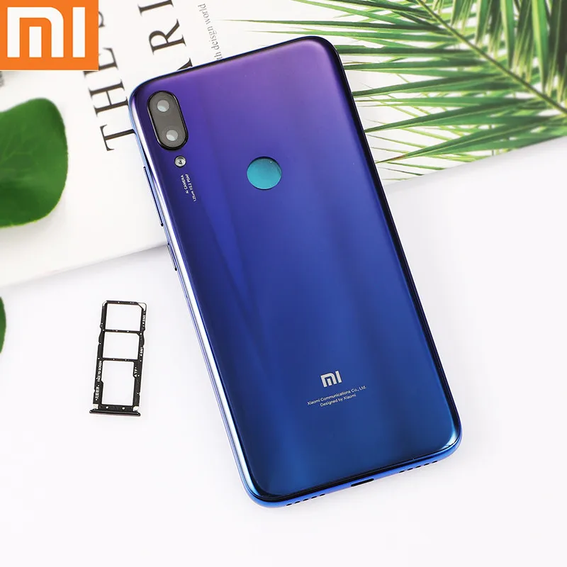 Официальный чехол из поликарбоната для Xiaomi Mi Play Back корпус батареи Чехол для Xiaomi Mi Play запасные части+ слот для карт