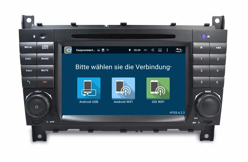 Flash Deal 1024X600 Quad Core Android 7.12 Car DVD for Mercedes Benz C Class W203 C200 C230 C320 CLK 200 CLK350 CLK500 GPS Radio Stereo BT 19
