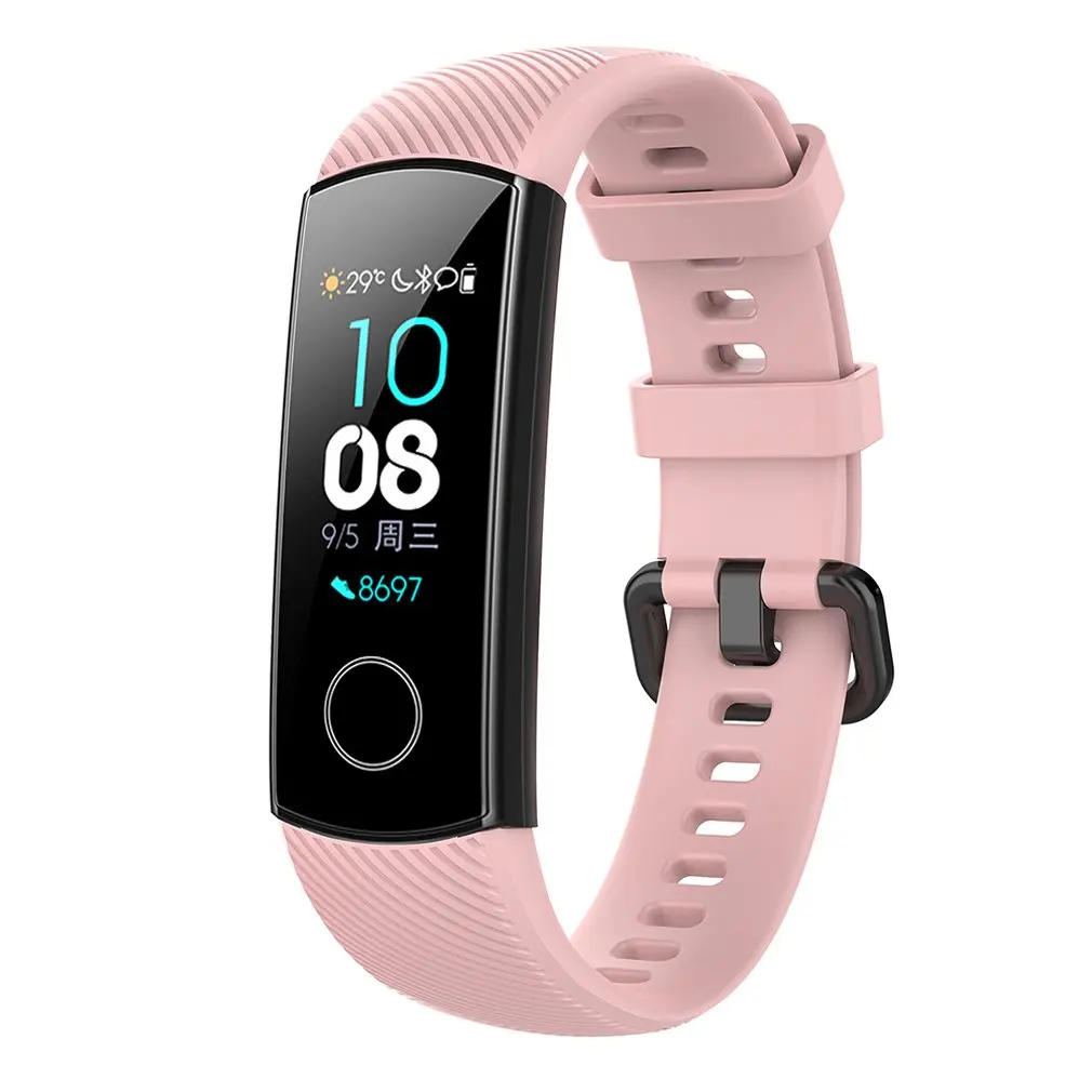 Силиконовый ремешок для huawei honor Band 4 стандартная версия Смарт-Браслет спортивный браслет группа honor Band 4 Correa ремешок для часов