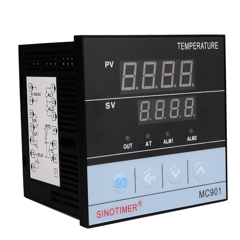 Универсальный Вход PT 100 K термопара цифровой PID SSR релейный регулятор температуры Выход для охлаждения тепла с сигнализацией по Фаренгейту
