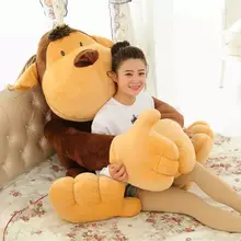 largest 150cm monkey plush toy, long arms monkey,orangutan huging pillow,home decoration surprised birthday gift h2996