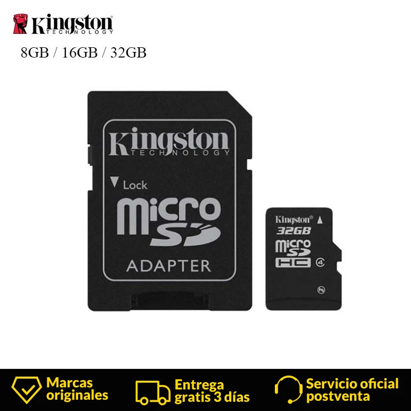 Лучший Оригинальный Kingston высокая скорость MicroSD КЛАСС 4 Micro SD карта 8 ГБ 16 ГБ 32 ГБ память карта TF Microsd SDHC с адаптером и ридером